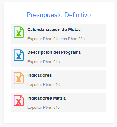Exportación